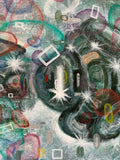 "Time Traviler" Original Abstract Painting