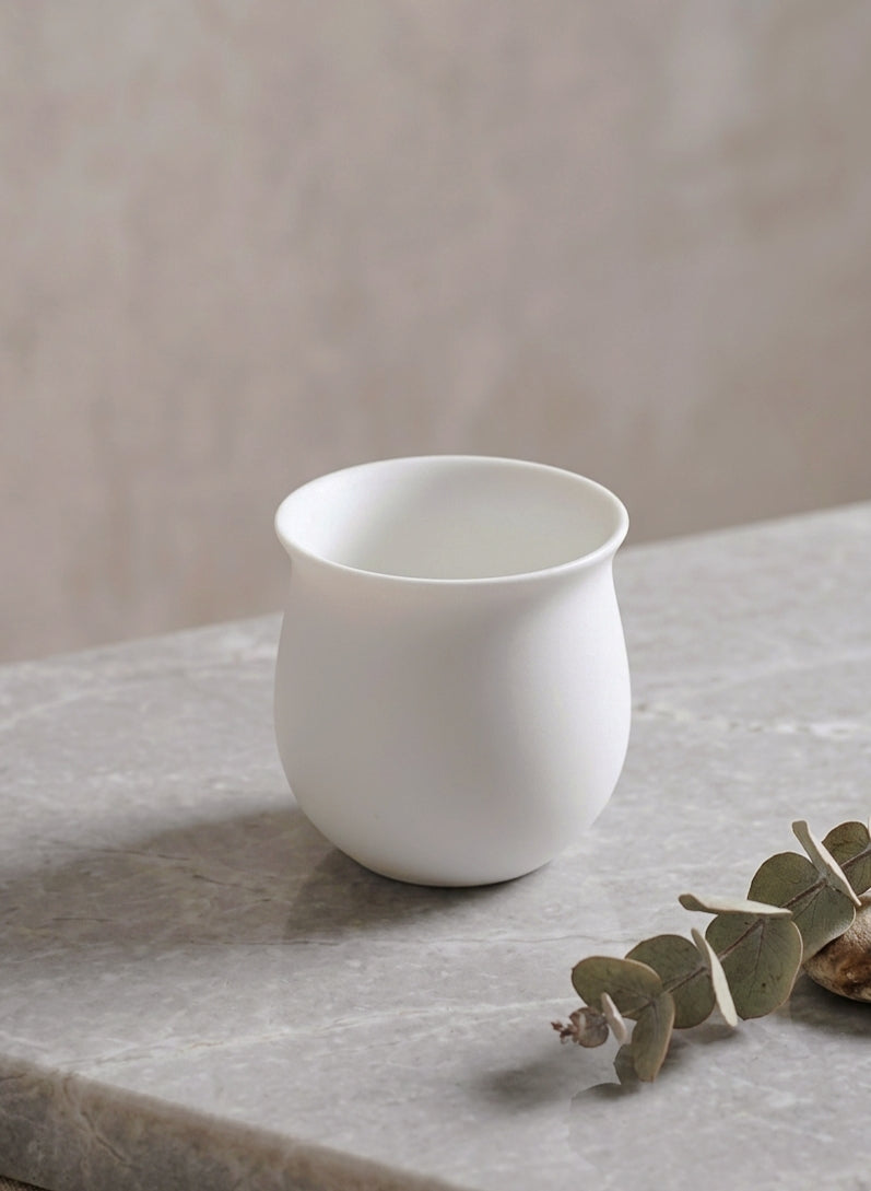 "Cloudrest" Handmade Matte Porcelain Tea Cup