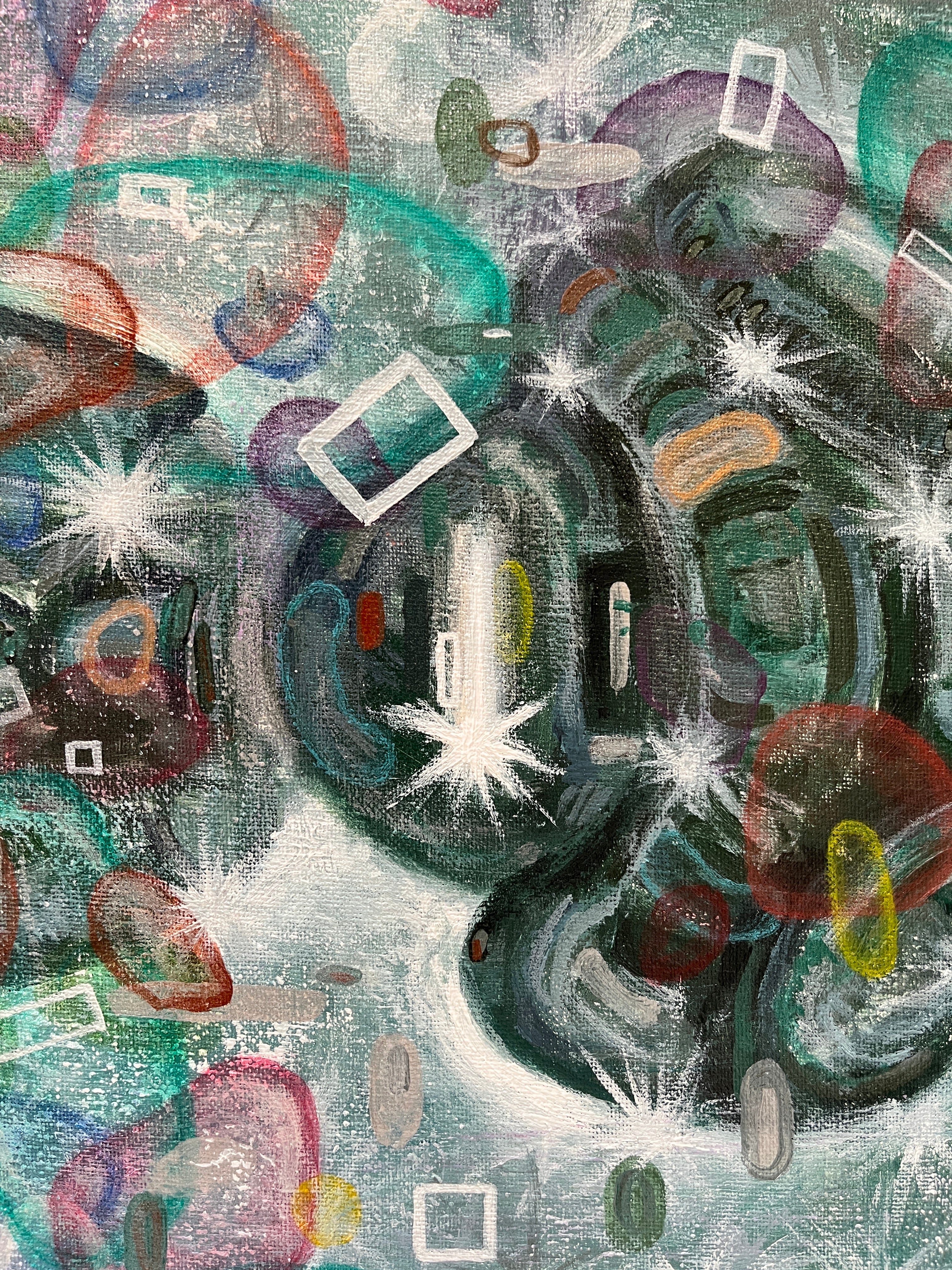 "Time Traviler" Original Abstract Painting