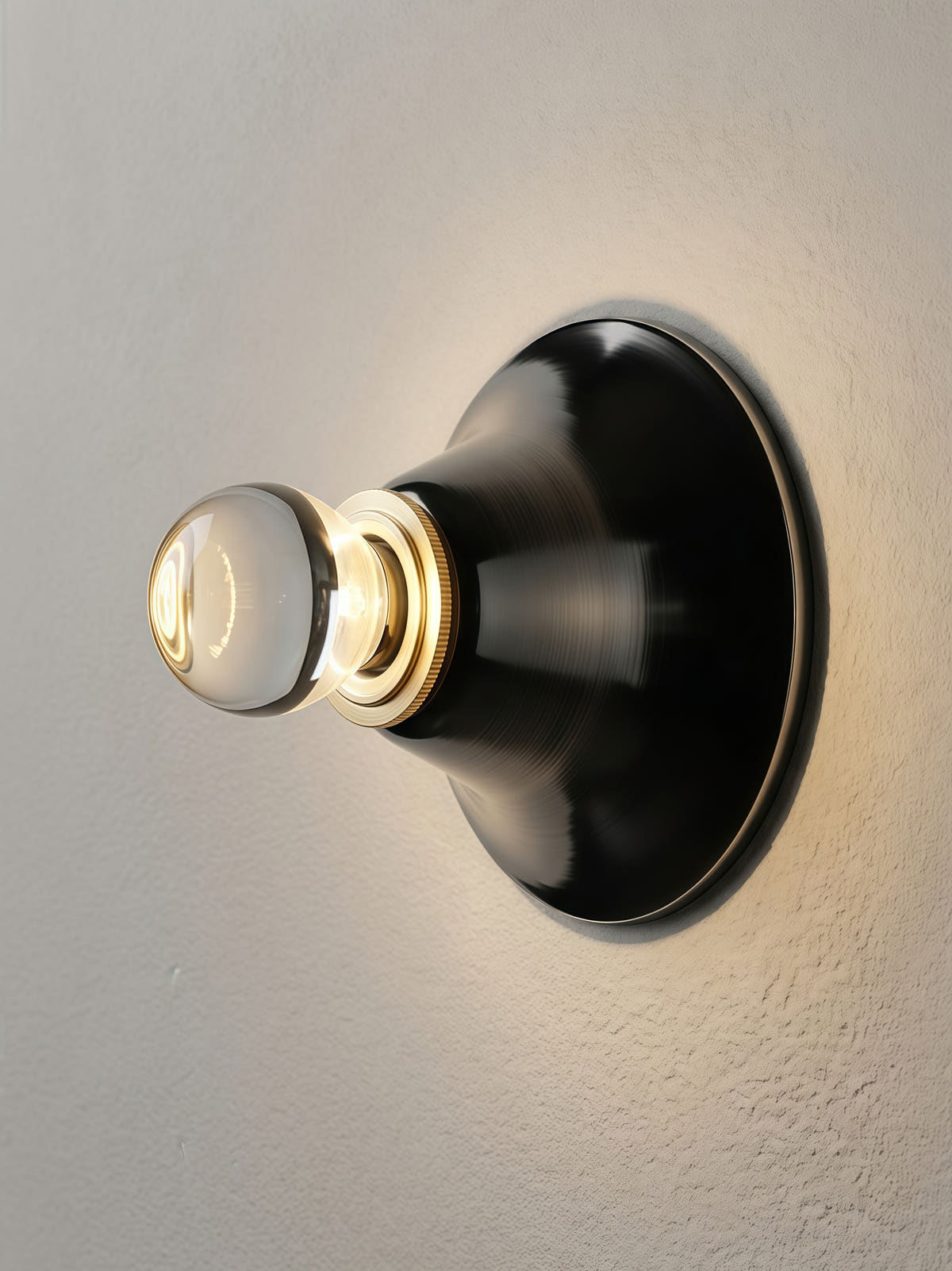 Eclipse" Magnetic Wall Lamp – installed view